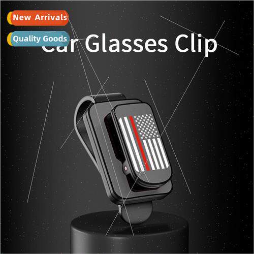 Multifunctional car glasses clip car glasses frame metal car