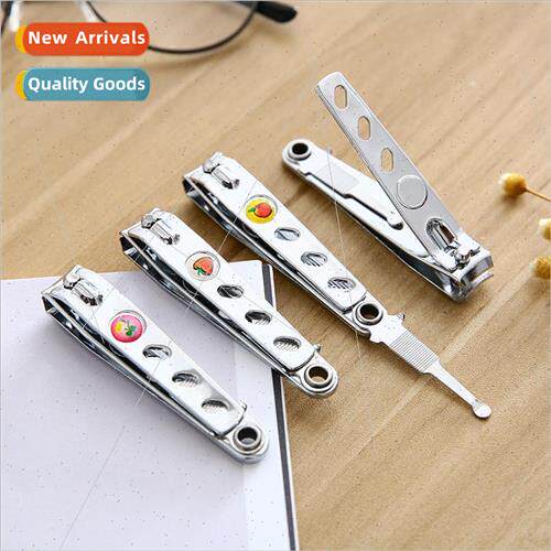 Nail clippers stainless steel round handle nail clippers hou