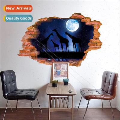 XL8309 3D star giraffe bedroom living room study room dormit