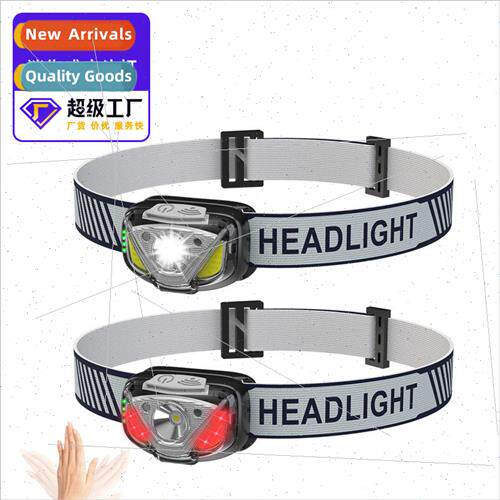New induction bright LED headlamp USB rechargeable portable