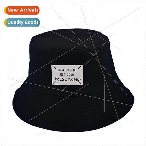 Korean  of the side of the patch cloth fishermans cap letter