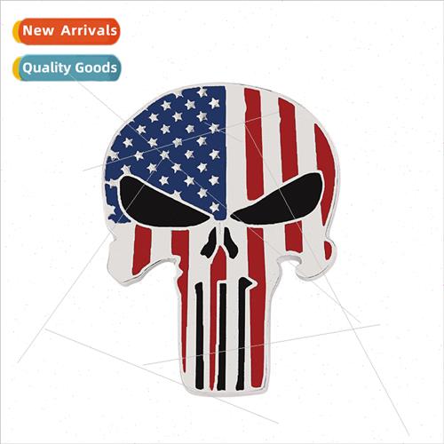 Punisher Skull Metal Brooch Personalized Bag Clothing Access