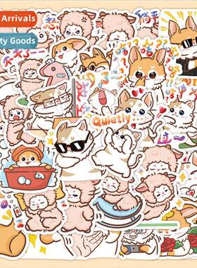 60 Expressions Sambo Stickers Cartoon Cute Combination Cell