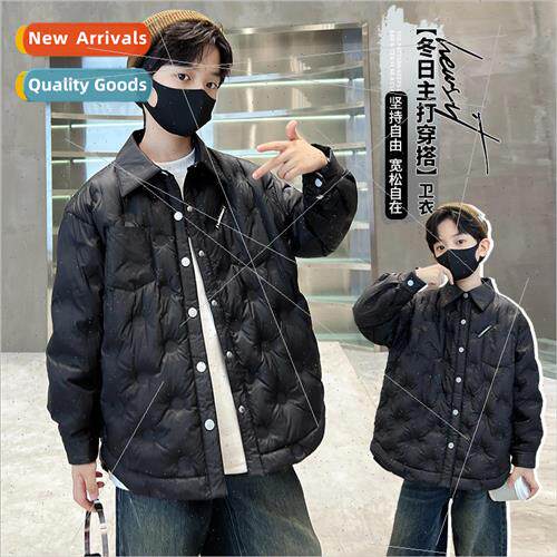 Boys fall and winter section of light down jacket short chil