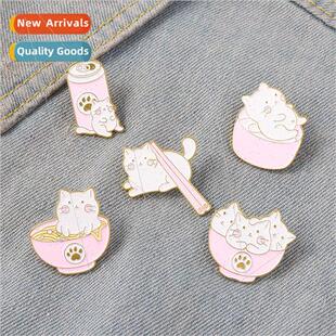 New creative cartoon kitten ramen chopsticks shape paint all