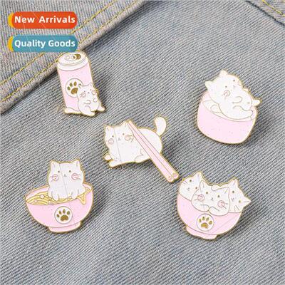 New creative cartoon kitten ramen chopsticks shape paint all