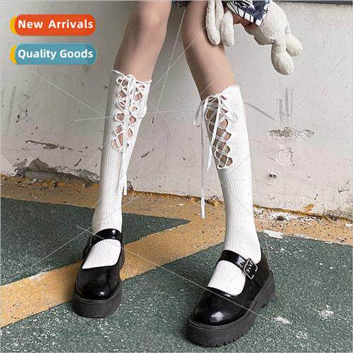 Japanese jk white straps hollow spring summer fall and winte