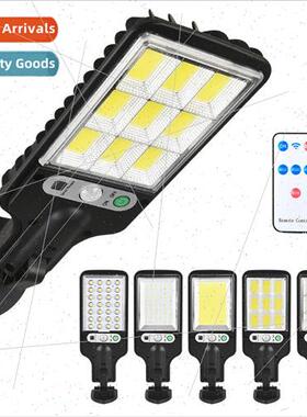 Outdoor LED solar wall light body sensor garden light home w