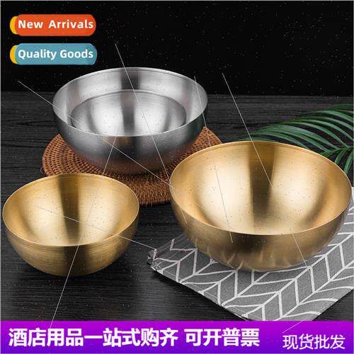 Korean  stainless steel salad bowl multi-purpose soup bowl g