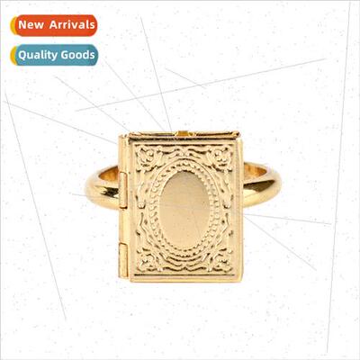 New Jewelry Book Photo Box Ring Magic Book Openable Adjustab