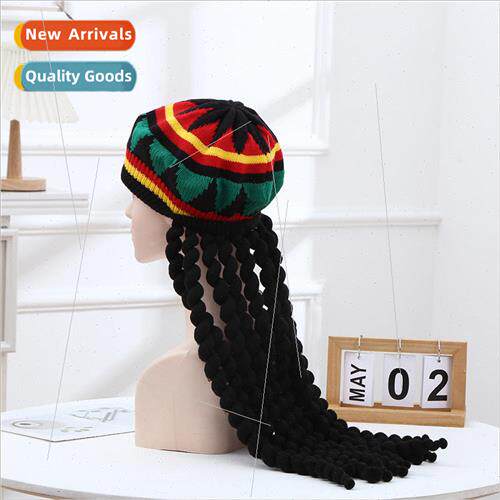 New fashion simple rainbow with braid beret creative nd of k