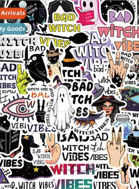 50 Bad Witch Vibes Graffiti Stickers Decoration Handbook Gui