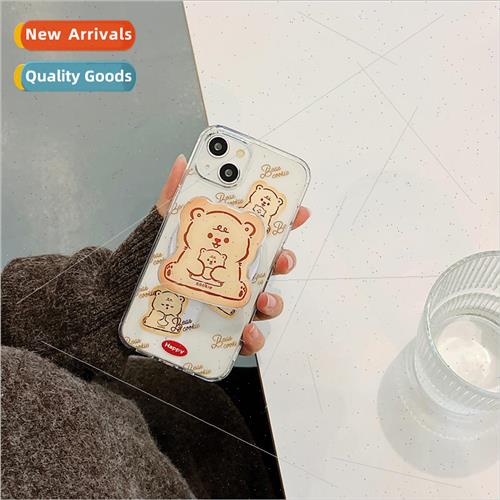 Fun Cute Cookie Bear 适用 iPhone 14 Apple 13 Case 15ProMax F