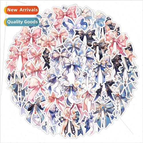 60 bow tie Yuan  cute stickers laptop luggage scooter phone