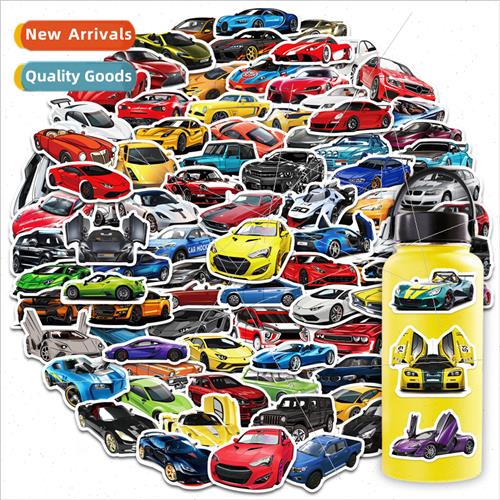 100 Racing Stickers Personalized Cool Sports Car Scooter gga