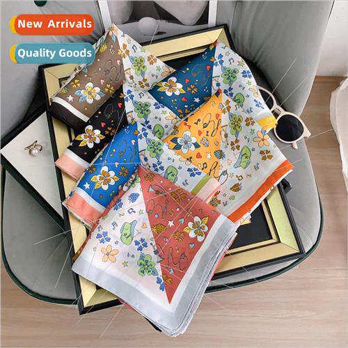lk scarf female spring and summer new floral fashion small s