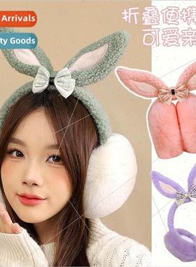New winter warm ear muffs female ear sets bow ear muffs ear