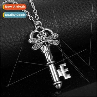 necklace Alice New dragonfly retro Wonderland log jewelry