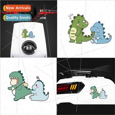 Car cartoon unicorn personalized small dinosaur car stickers
