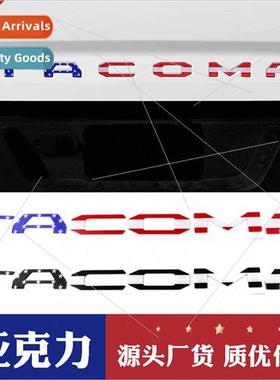 TACOMA Tanto trunk letters car stickers tacoma flag colorful