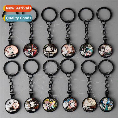 SPY×FAMILY Ania Cartoon Character Head Alloy Pendant
