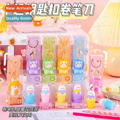 Cute super cute keychain mini pencil sharpener portable penc