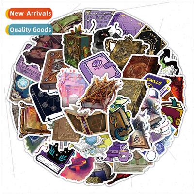 50 pcs Grimoire Cartoon Doodle s Handbook Decoration Motorcy
