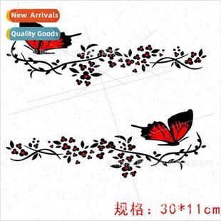 Butterfly Love Flower Stickers Per Car R729