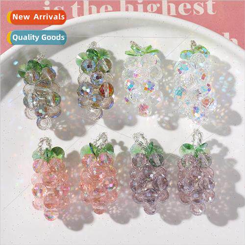 Small fresh simulation fruit illusion crystal purple grapes