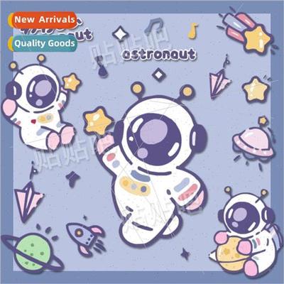 Astronaut cute cartoon stickers luggage laptop ipad water cu
