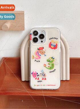 New Years model colorful cartoon dragon 适用 iPhone 14 phone