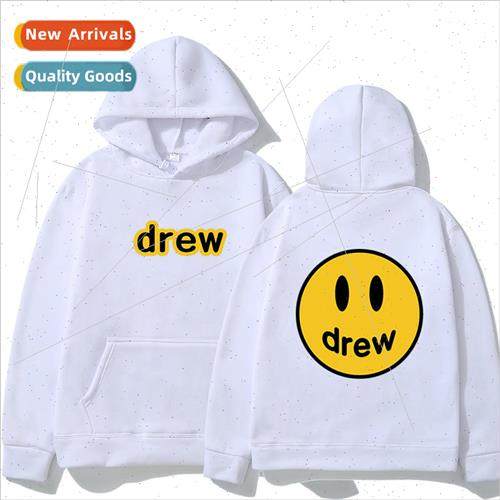New couple smiley face hooded long-sleeved thick section swe