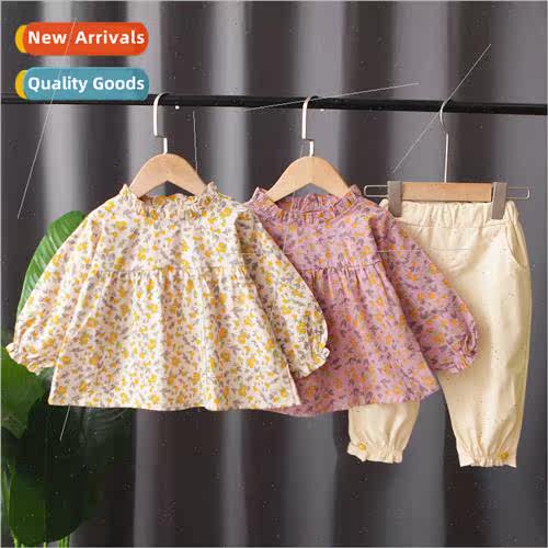 New cute female childrens fall long-sleeved suit 4 years old