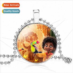 Magic Full House Encanto Time Gemstone Round Pendant Rice Be