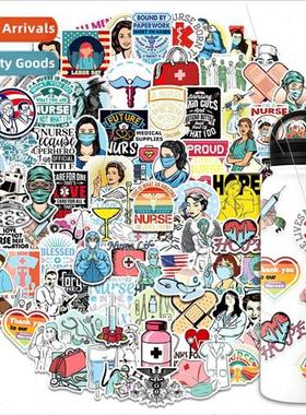 100 pcs of Nurses Day series of stickers cartoon Internation