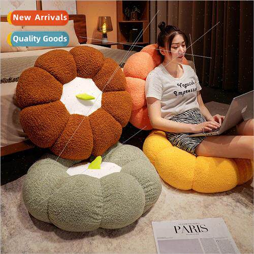 Pumpkin futon cushion lovely creative round bedroom floor cu