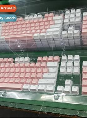 104 Keys Duplex Keycap Font Translucent Two-color Injection