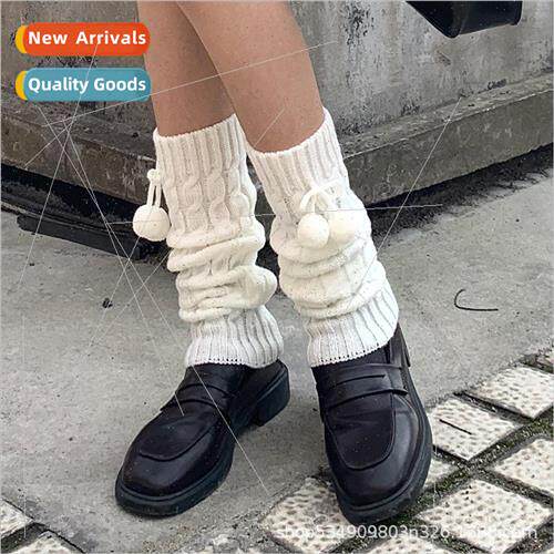 k Japanese College Style Gray Wide Leg Socks Autumn and Wint