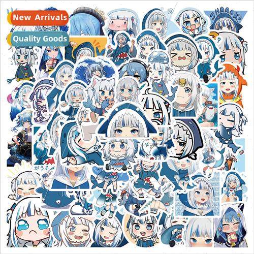 60 cartoon secondary  girl Hololive vtuber stickers graffiti