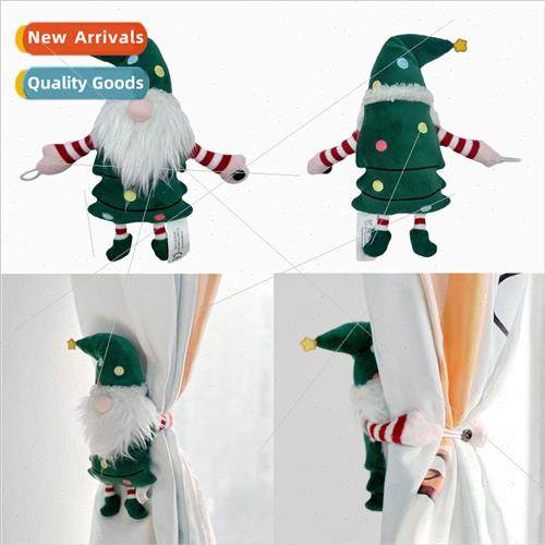 New Santa Claus curtain buckle faceless doll curtain tieback