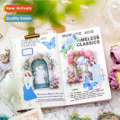 Washi Sticker Pack Secret Garden Series Vintage Arch Flower