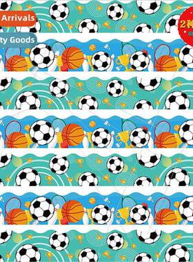 Soccer Basketball Classroom Bulletin Board Border Stickers a