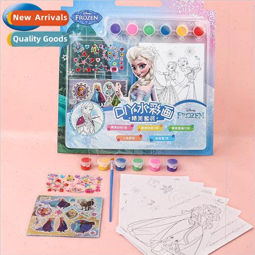 Gouache paint drawing book ice and snow childrens drawing bo