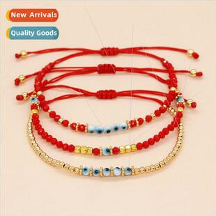 Gold beads red crystal beads snowflake flakes glazed eyes br