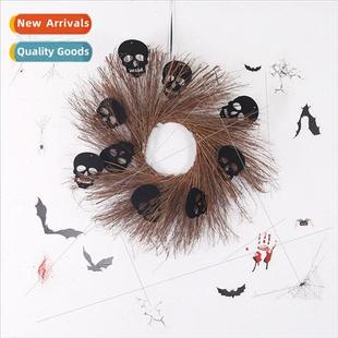 Supplies Sun Wreath Halloween Bat Decoration Spooky Wall DIY