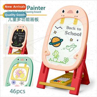 Childrens double-sided magnetic writing board multi-kinetic