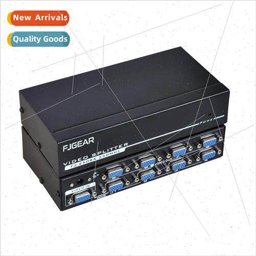 Split screen HD one into 2508A VGA splitter - computer VGA v