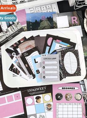 Sticky note paper fe fragments series ins Korean landscape c