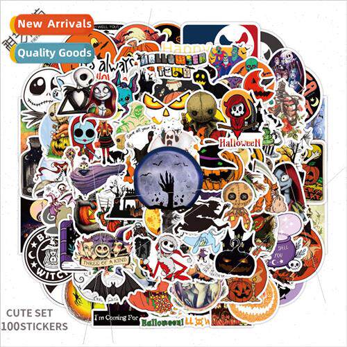 Pack of 100 Halloween Pumpkin Doodle s ggage Trolley Case He