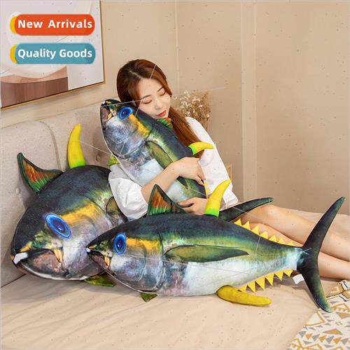 Cartoon simulation tuna pillow plush toys oceanarium tuna do